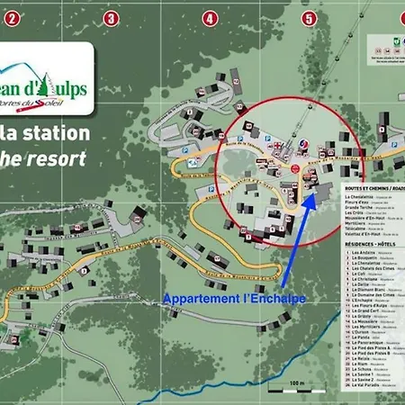 L'enchalpe, Grand Et Lumineux Avec Coin Montagne 5 Personnes, 60m Des Pistes, Piscine Couverte, Wifi, Grand Balcon Expo Est, Draps Non Compris * Сен-Жан-д'Ольп